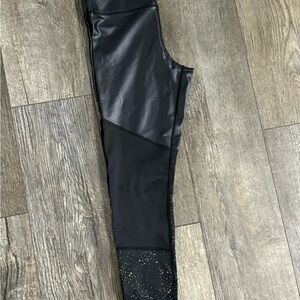 ZYIA Black Shimmer Leggings